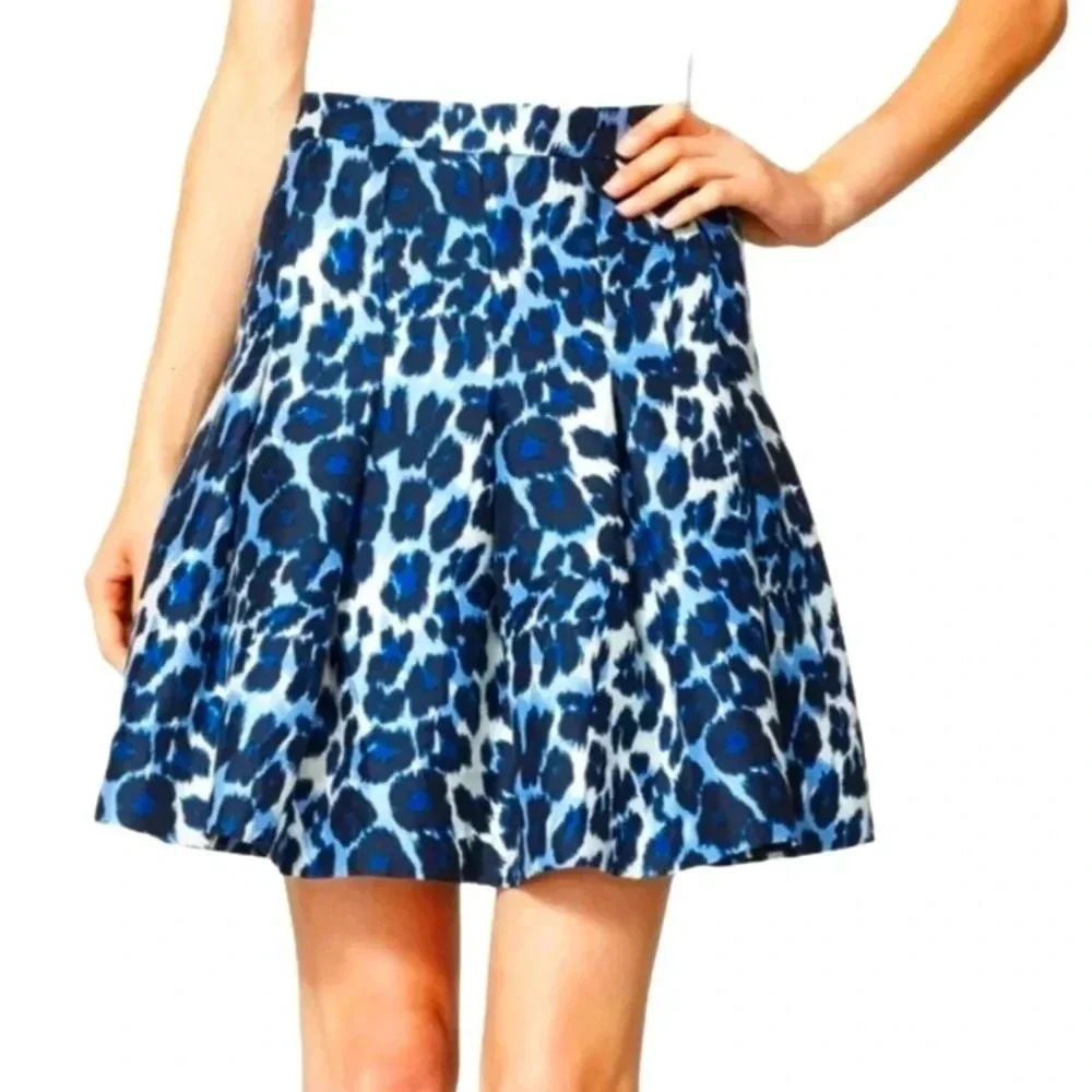 Diane Von Furstenberg Gemma Blue Leopard